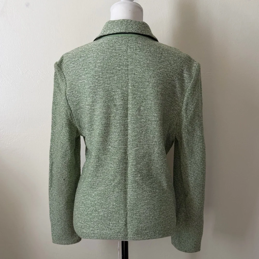 St John Collection Green Zip-Up Jacket - Picture 3 of 5